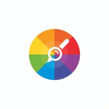 Colorful gradient palette and digital color picker interface displayed on a modern workspace representing developer tools.