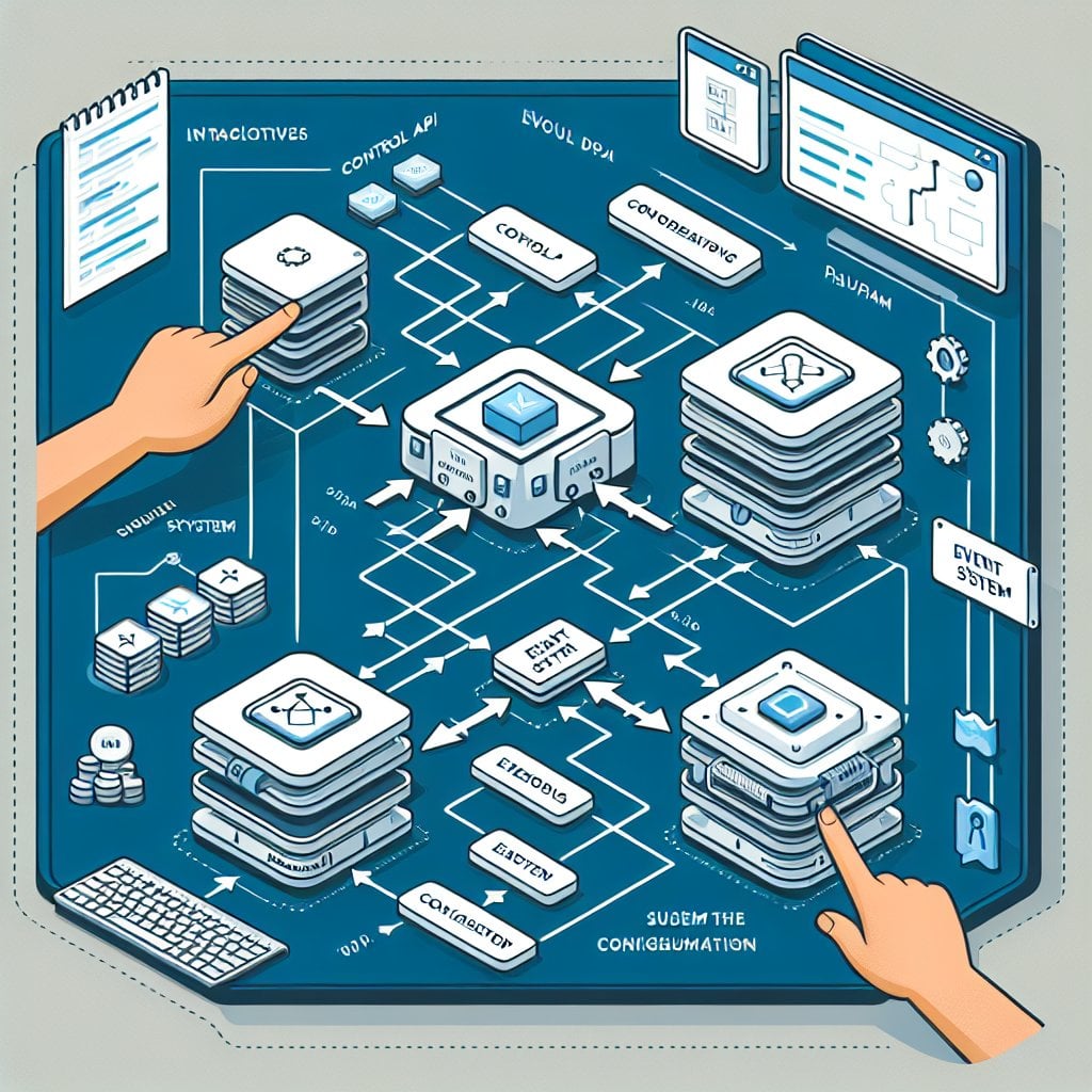 DevDeck plugin architecture showing API components and control flow