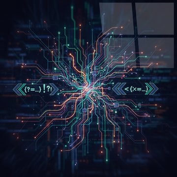 Code editor with regex lookahead and lookbehind pattern examples illustrating zero-width assertions in regular expressions